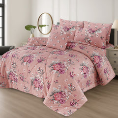 7 Pcs Comforter Set King Size Design KCC 013