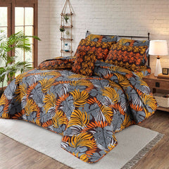 7 Pcs Comforter Set King Size Design KCC 056