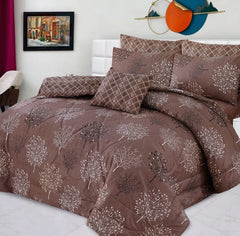 7 Pcs Comforter Set King Size Design KCC 050