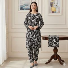 2 Pcs Unstitched Digital Print Suit J-062