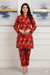 2 Pcs Unstitched Digital Print Suit J-060