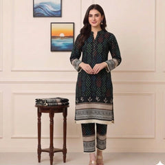 2 Pcs Unstitched Digital Print Suit J-0568