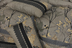 Cement Double Bed 6 pc Winter Razai Set (Heavy Filling) DZ-37