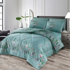 Double Bed 6 pc Winter Razai Set (Heavy Filling) DZ-22
