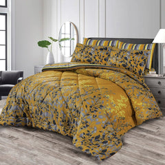 Double Bed 6 pc Winter Razai Set (Heavy Filling) DZ-02