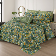 7 Pcs Comforter Set King Size Design KCC 061