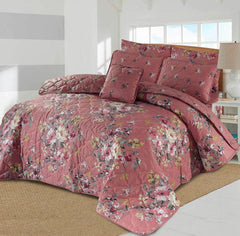 7 Pcs Comforter Set King Size Design KCC 068