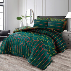 7 Pcs Comforter Set King Size Design KCC 073