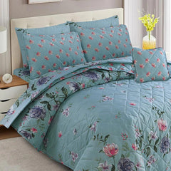 7 Pcs Comforter Set King Size Design KCC 029