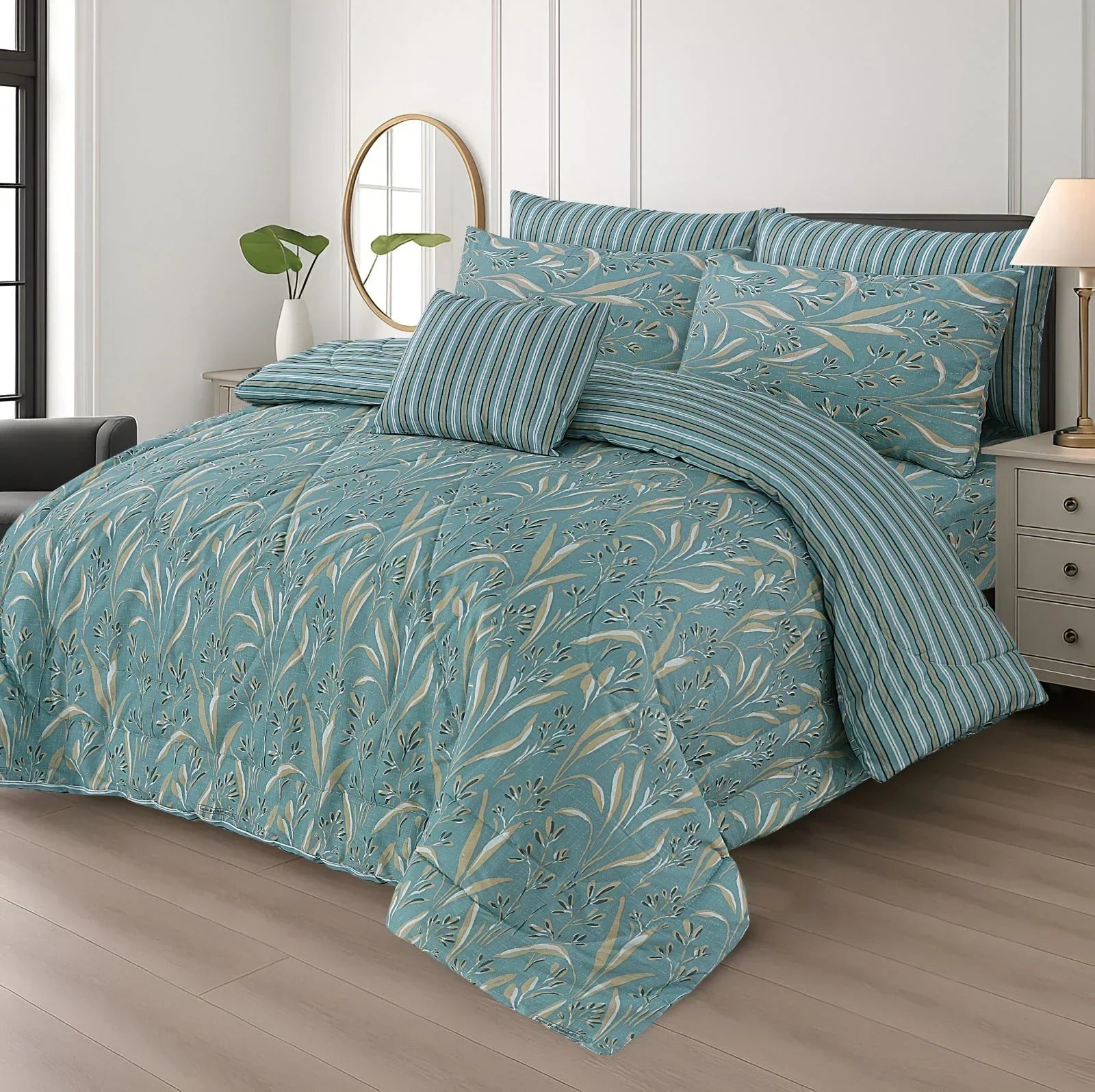 Winter Quilt/Razai Set SH-37 (Heavy polyester Filling)