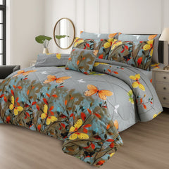 7 Pcs Comforter Set King Size Design KCC  080