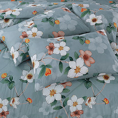 Double Bed 6 pc Winter Razai Set (Heavy Filling) DZ-06