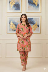 2 Pcs Unstitched Digital Print Suit J-0579