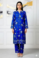 2 Pcs Unstitched Digital Print Suit J-0576