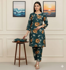 2 Pcs Unstitched Digital Print Suit J-0615
