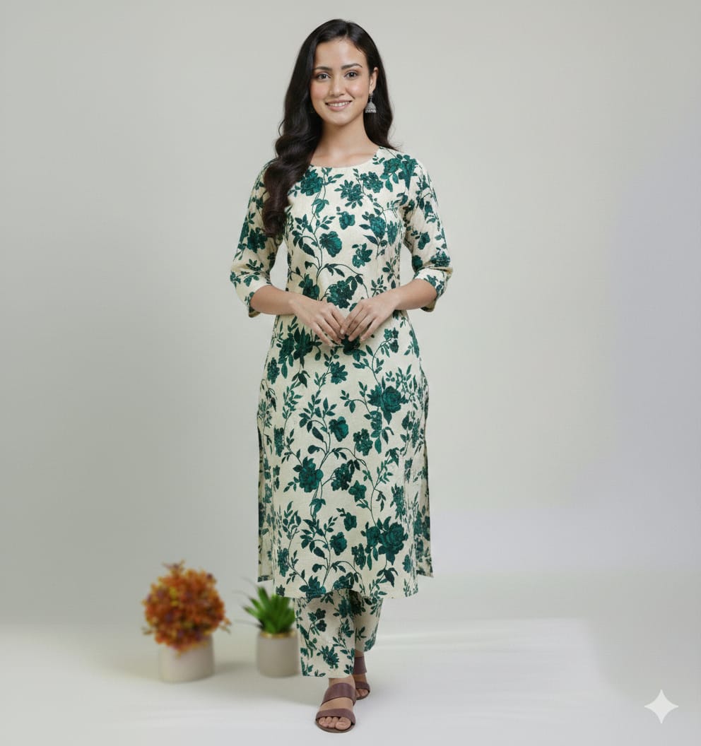 2 Pcs Unstitched Digital Print Suit J-0580