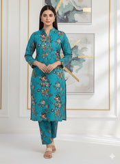 2 Pcs Unstitched Digital Print Suit J-0625