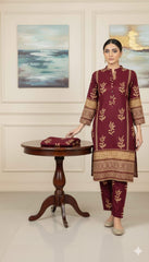 2 Pcs Unstitched Digital Print Suit J-058
