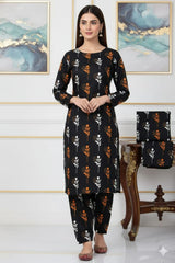 2 Pcs Unstitched Digital Print Suit J-0604