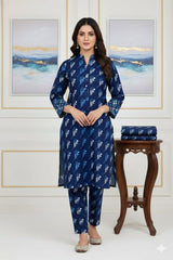 2 Pcs Unstitched Digital Print Suit J-0601