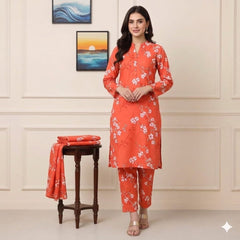 2 Pcs Unstitched Digital Print Suit J-232