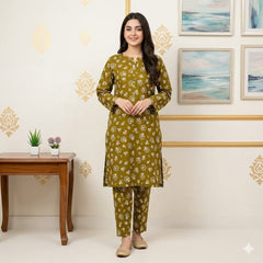 2 Pcs Unstitched Digital Print Suit J-237