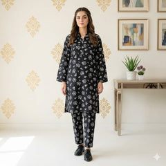 2 Pcs Unstitched Digital Print Suit J-241