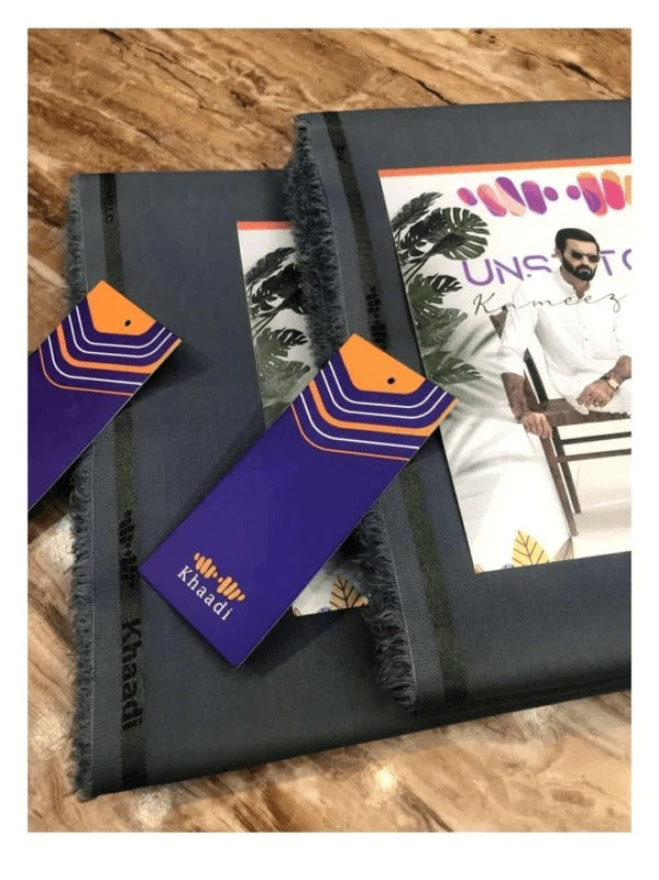 Khaadi Men Unstitched Wash n Wear K7