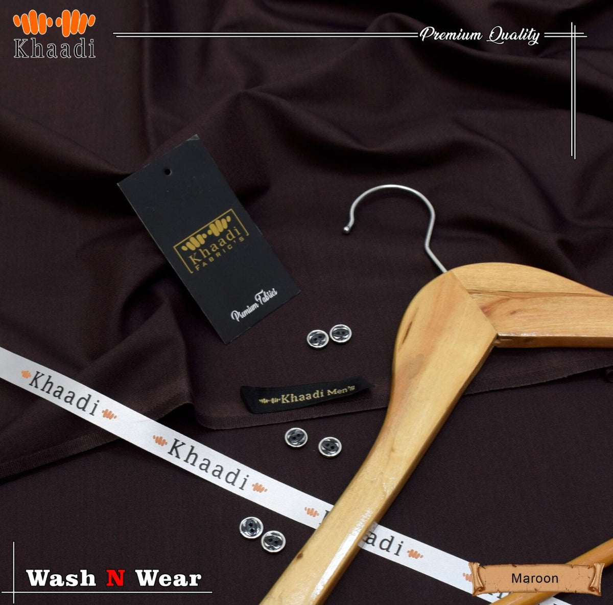 Khaadi Men Unstitched Wash n Wear K18
