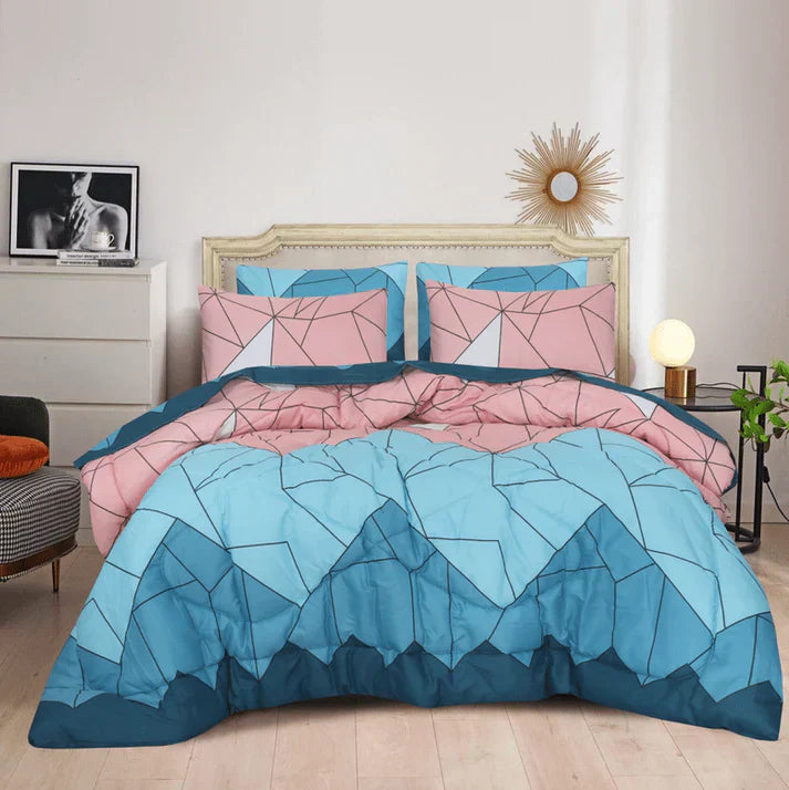 Winter Quilt/Razai Set SH-32 (Heavy polyester Filling)